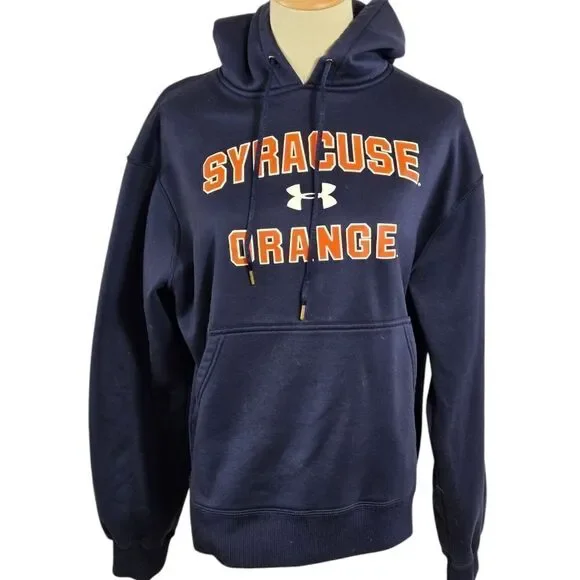 Under Armour Blue Nylon Syracuse Hoodie - Picture 1 of 5